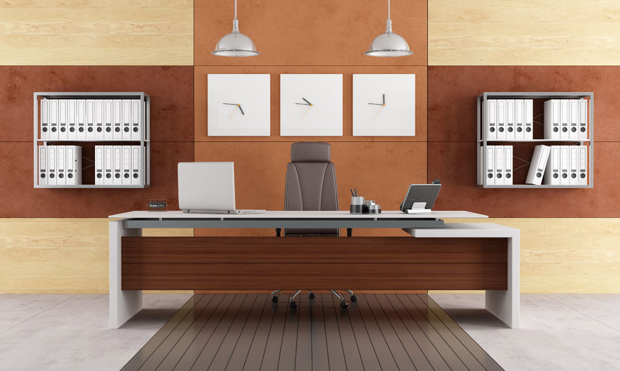 Modern Elegant Executive Office Desk